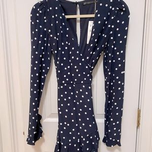 Zara polka dot Romper